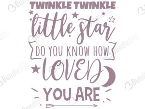 Twinkle Twinkle Little Star SVG Files