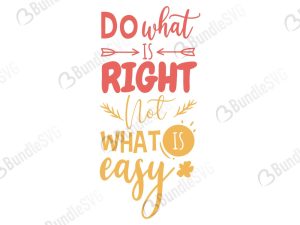 Do What Is Right Svg