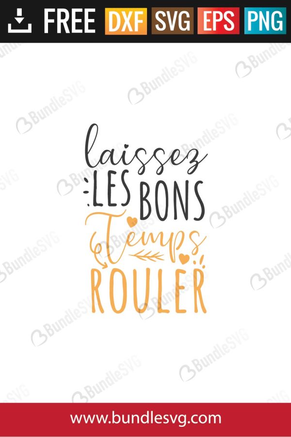 Laissez Les Bons Svg