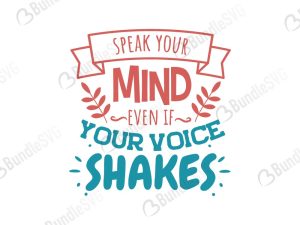 Speak Your Mind Svg