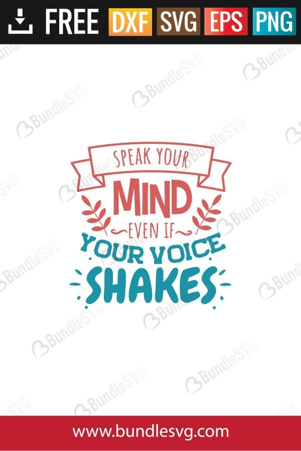 Speak Your Mind Svg