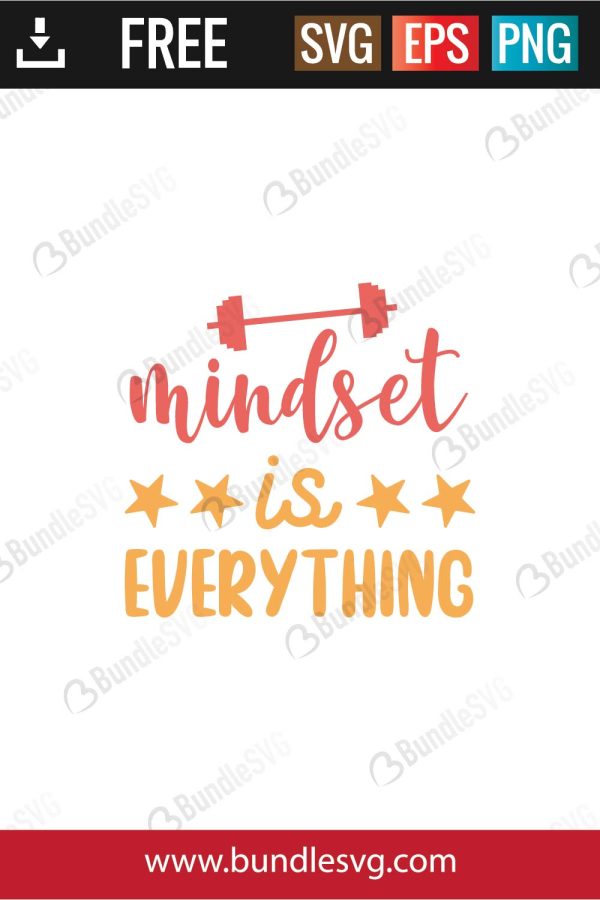 Mindset Is Everything SVG