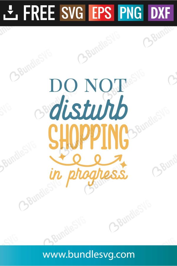 Do Not Disturb Shopping In Progress SVG