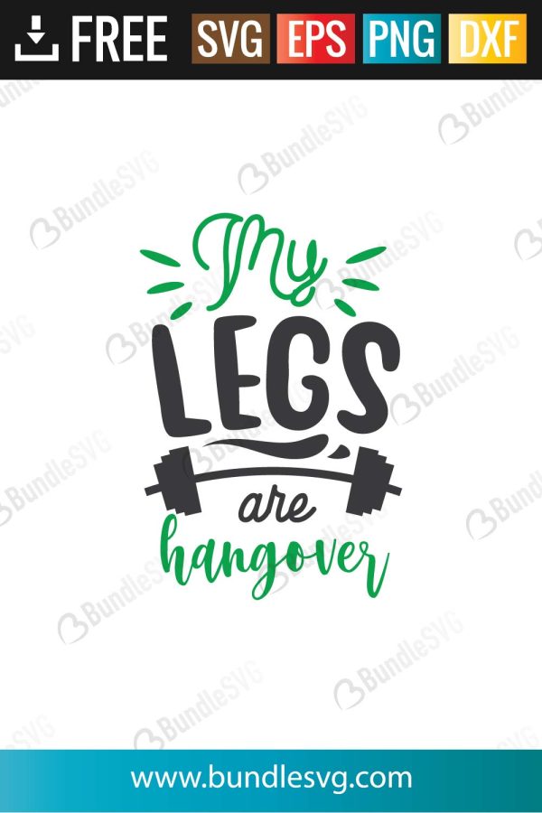 My Legs Are Hangover SVG