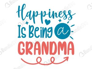 Happiness Is Being A Grandma SVG