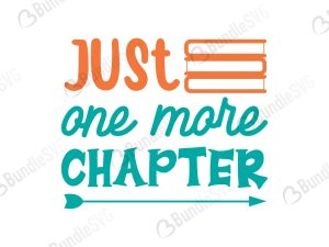 Just One More Chapter SVG Files