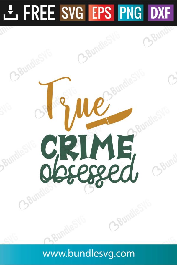 True Crime Obsessed SVg