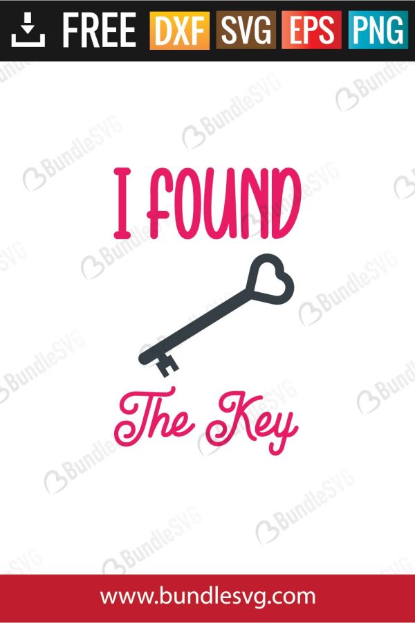 I Found The Key SVG Files