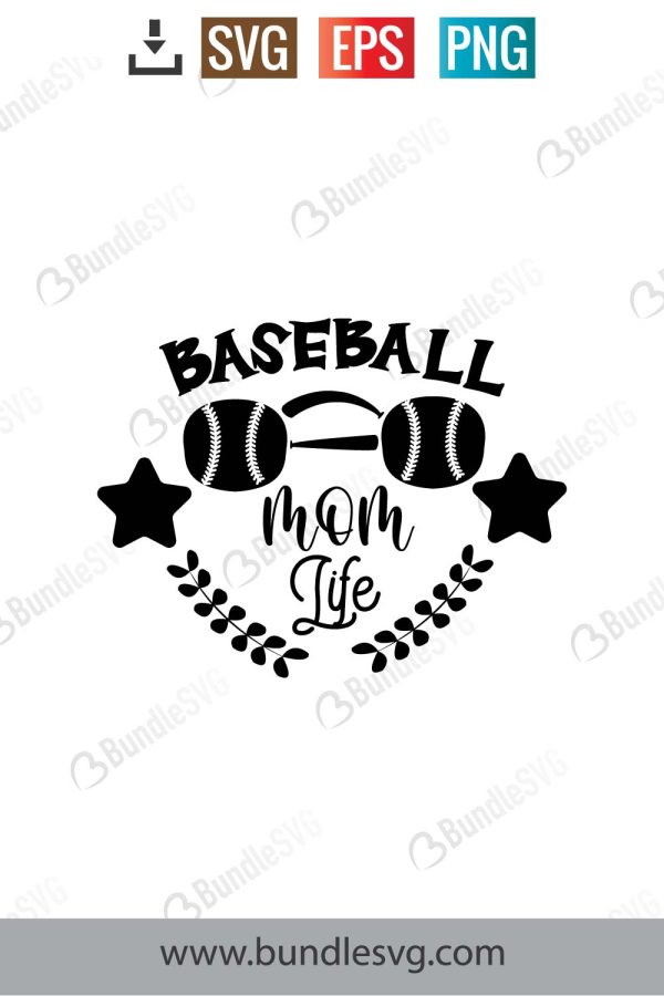 Baseball And Softball Mom Svg