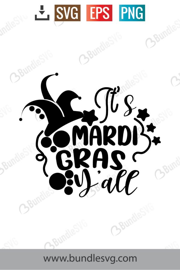 Its Mardi Gras Yall Svg