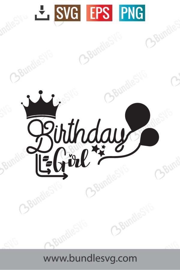 Birthday Girl Svg