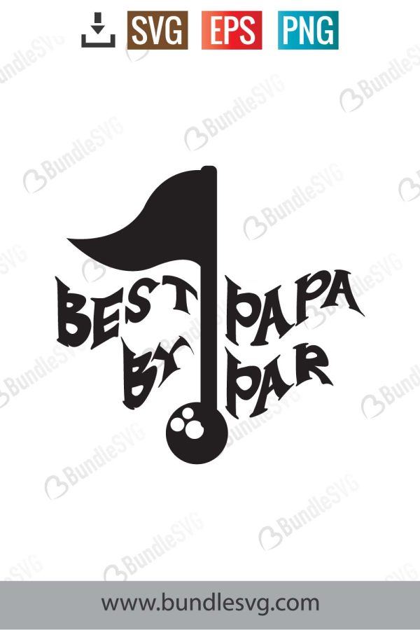 Best Papa By Par Svg