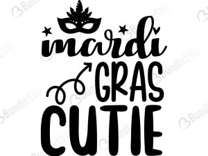 Mardi Gras Cutie Svg