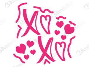 Xoxo Heart Svg