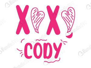 Xoxo Cody Svg