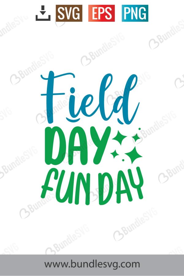 Field Day Fun Day SVG Cut Files