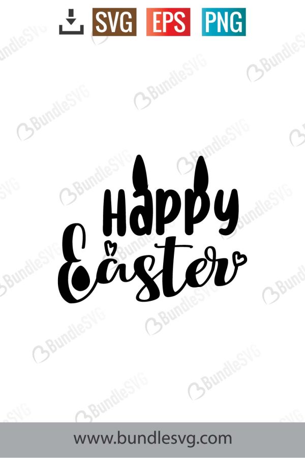 Happy Easter Svg