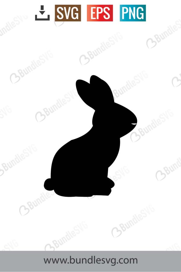 Bunny Silhouette Svg