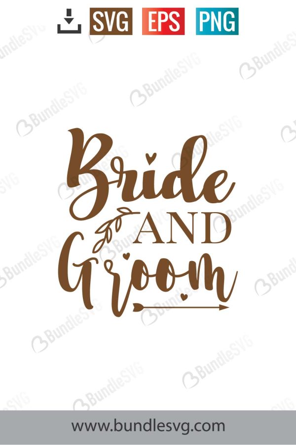 Bride and Groom SVG Cut Files