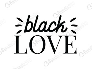 Black Love Svg