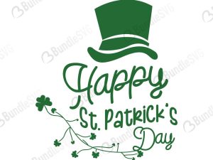 Happy St. Patricks's Day SVG Cut Files