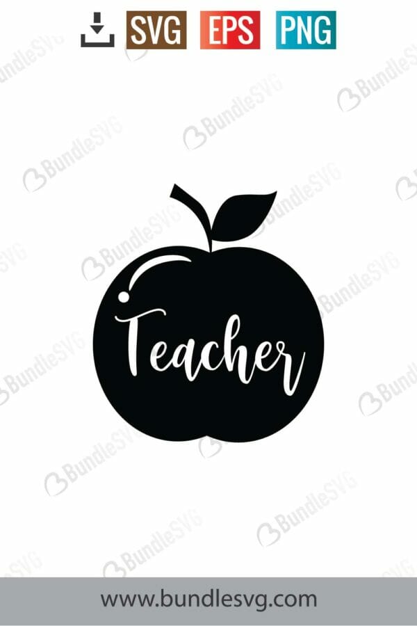 Apple Teacher Svg