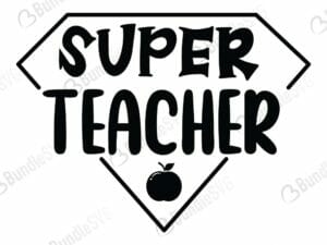 Super Teacher Svg