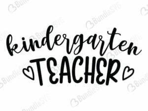 Kindergarten Teacher Svg