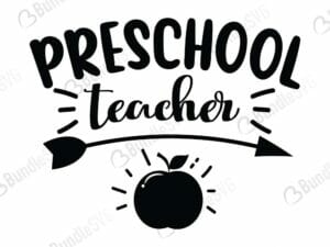 Preschool Teacher Svg