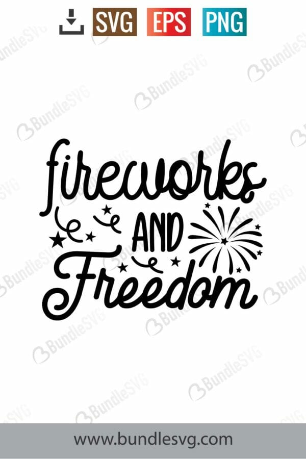 Fireworks And Freedom Svg