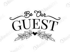 Be Our Guest Svg