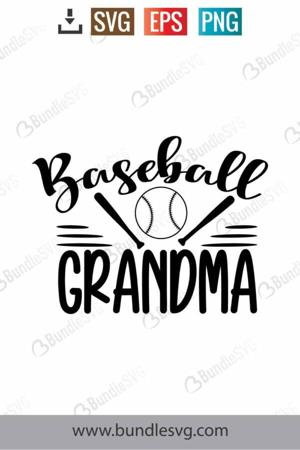 Baseball Grandma Svg