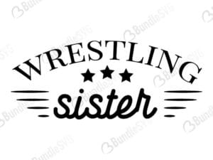 Wrestling Sister Svg