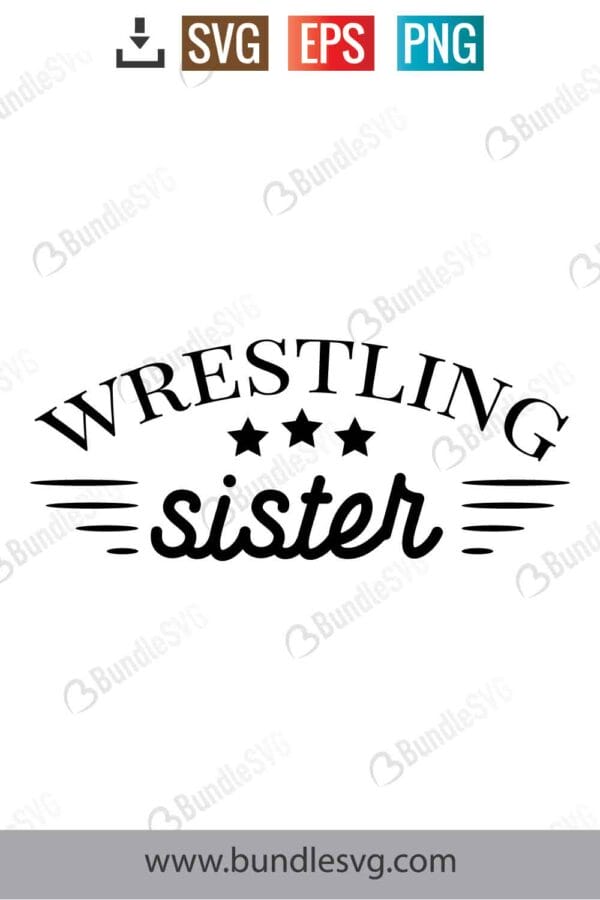 Wrestling Sister Svg