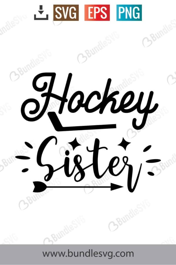 Hockey Sister Svg