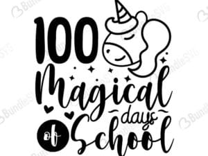 100 Magical Days Of School Svg