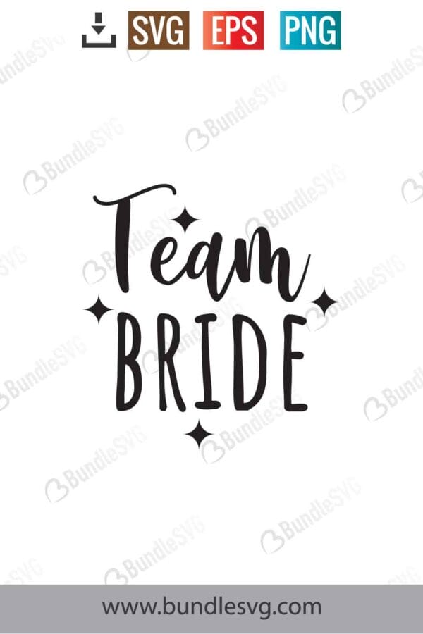 Team Bride Svg