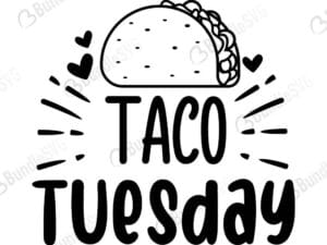 Taco Tuesday Svg