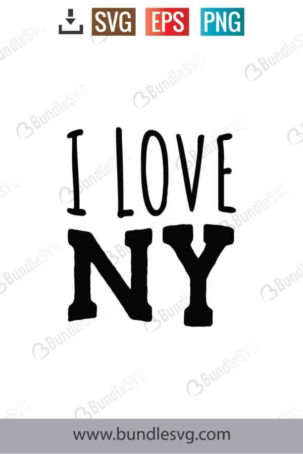 I Love Ny Svg