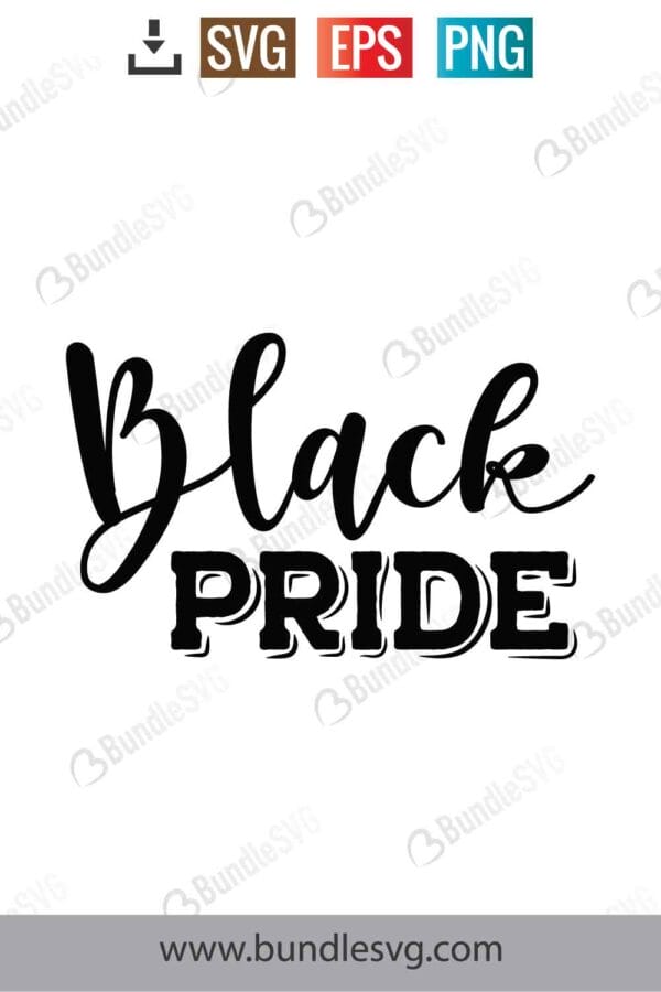 Black Pride Svg