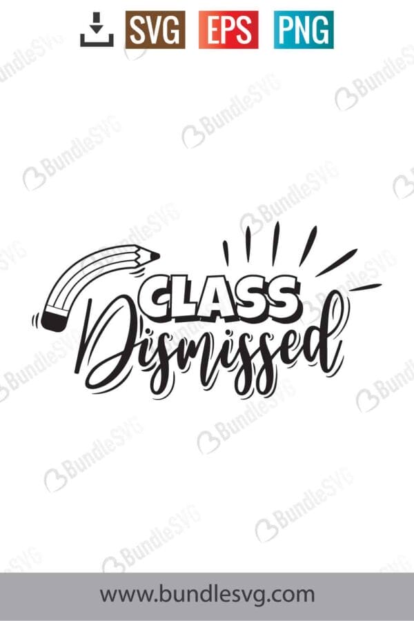 Class Dismissed Svg