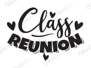 Class Reunion Svg